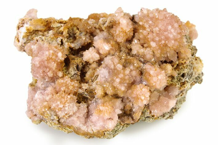 Sparkling Natural Rose Quartz Crystal Cluster - Peru #321370